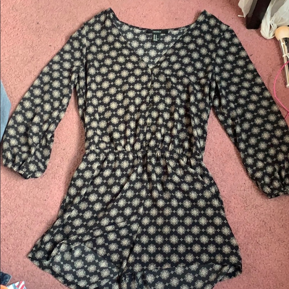 Forever 21 long sleeve romper